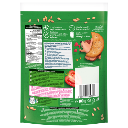 Gerber organic Veggie Crackers Τομάτα