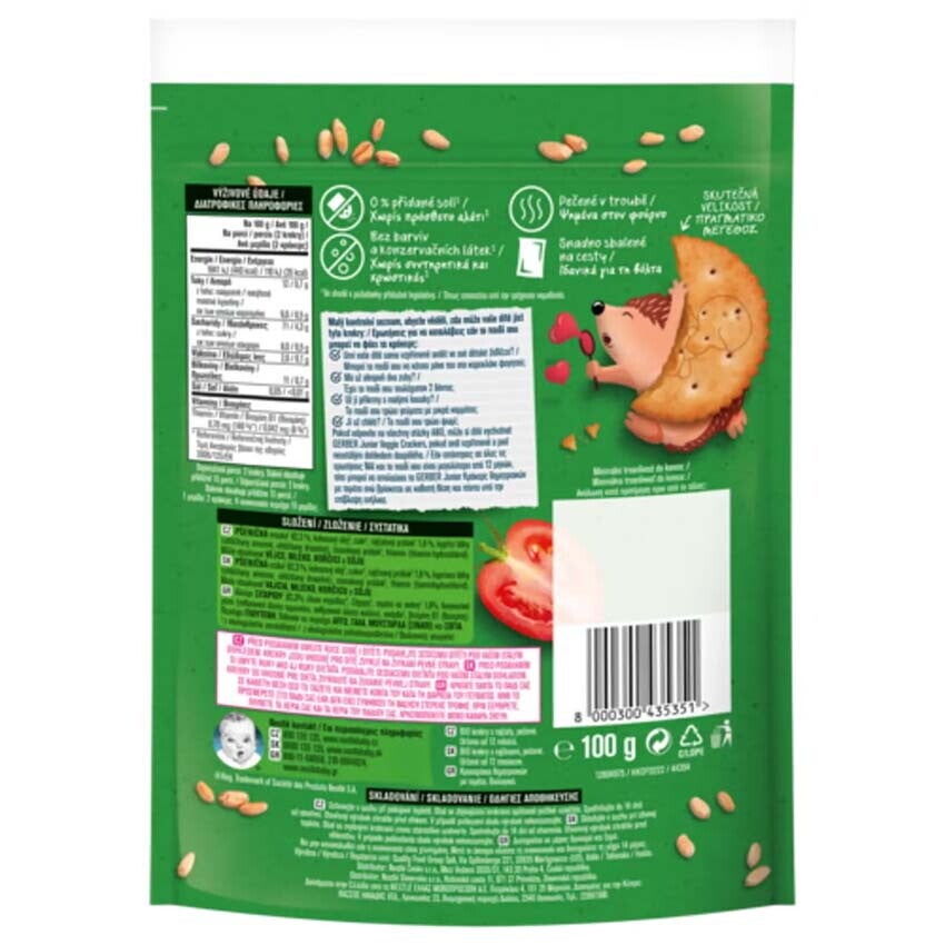 Gerber organic Veggie Crackers