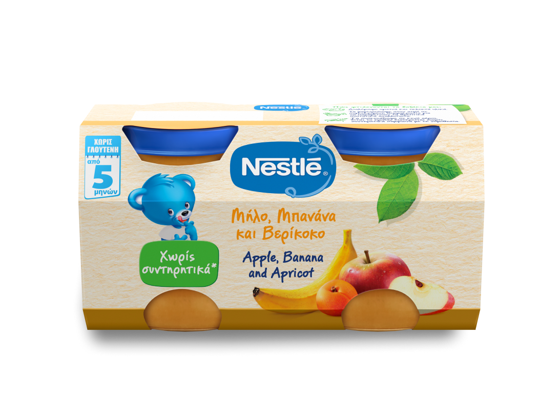 Nestlé Μήλο, Βερίκοκο & Μπανάνα