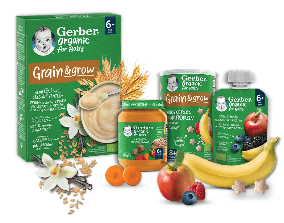 gerber organic προϊόντα