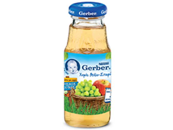 Gerber Παιδική Τροφή Χυμός Μήλο - Σταφύλι
