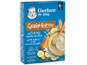 Gerber Φαρίν Λακτέ με γάλα Μπανάνα & Αχλάδι