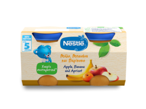 Nestle Μήλο Μπανάνα και Βερίκοκο