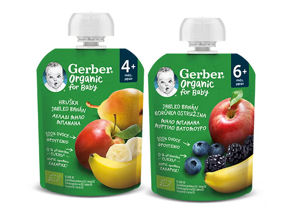 Gerber organic Φρουτοπουρέδες