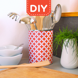 DIY Δοχείο για μαγειρικά σκεύη DIY Δοχείο για μαγειρικά σκεύη