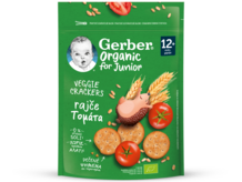 Gerber organic Veggie Crackers Τομάτα