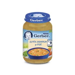 Gerber Σούπα Λαχανικών με Φιδέ