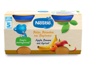  Nestlé Μήλο, Βερίκοκο & Μπανάνα
