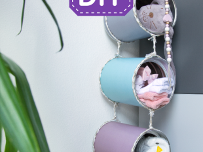 DIY Κρεμαστή ραφιέρα DIY Κρεμαστή ραφιέρα