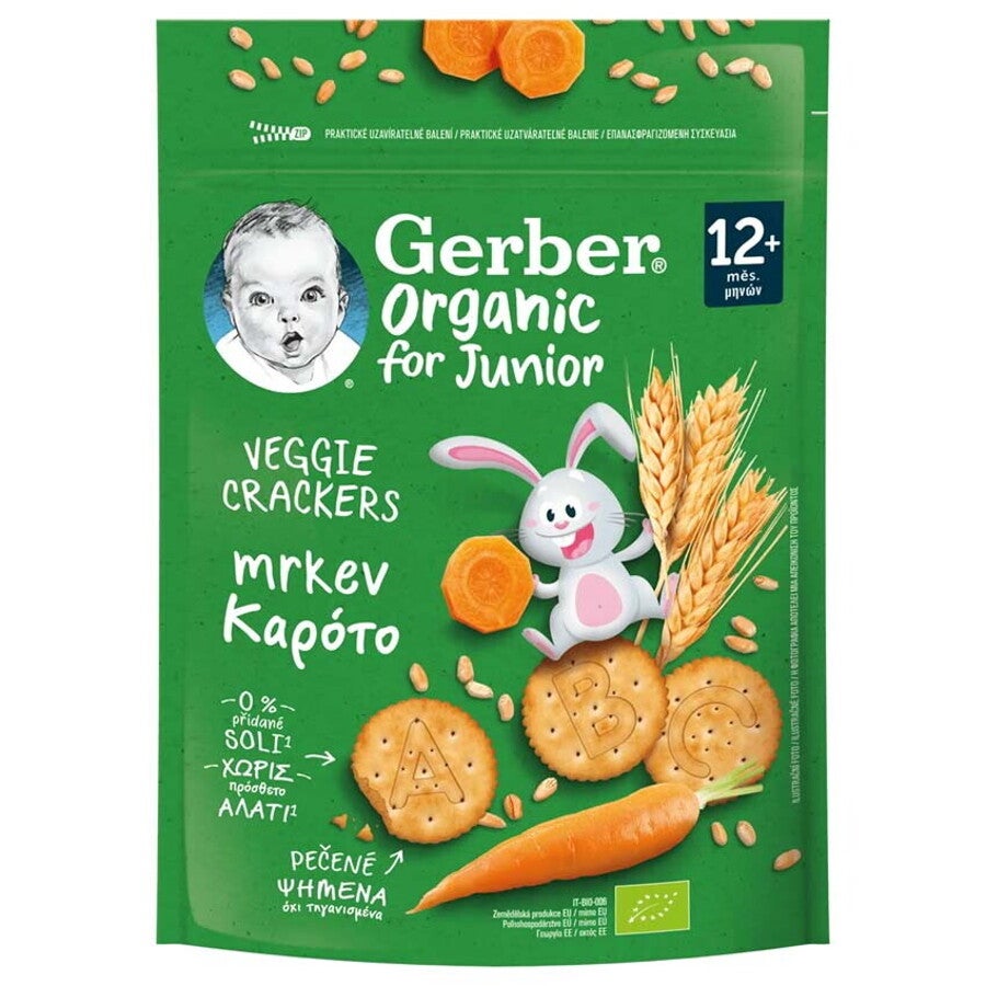 Gerber organic Veggie Crackers