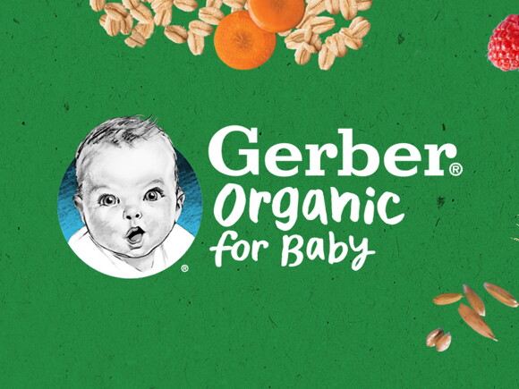 Gerber organic Μπουκίτσες δημητριακών