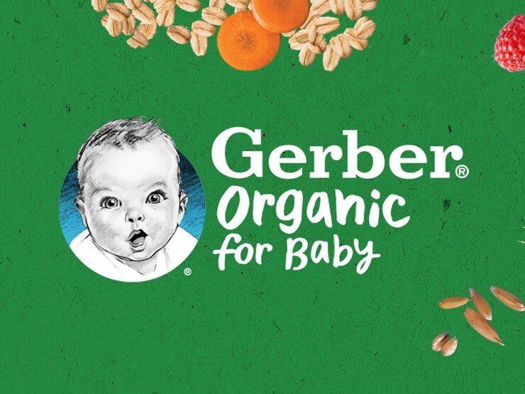 Gerber organic Μπουκίτσες δημητριακών Gerber organic Μπουκίτσες δημητριακών